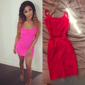 Pink Tight fitted dress